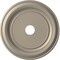 Ekena Millwork PVC Medallion (Canopies up to 13 1/2"), 22"OD x 3 1/2"ID x 1 1/2"P, Metallic Silver Metallic CMP22TRCSV - alternate 1